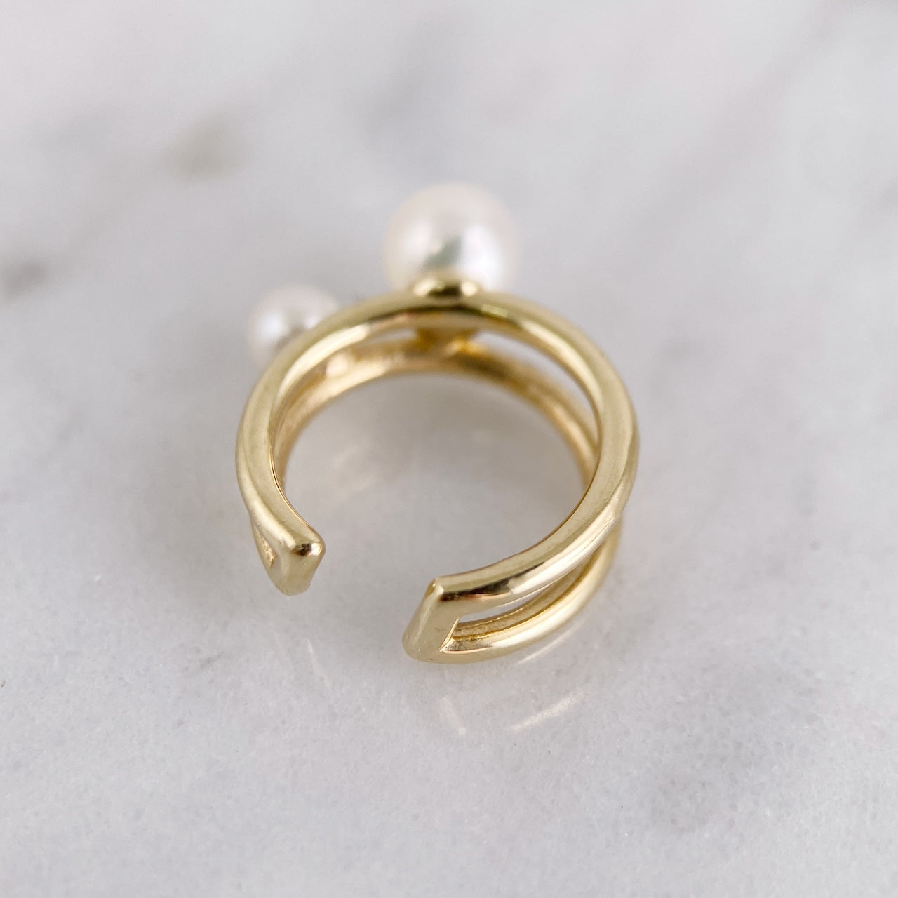 K10淡水パールイヤカフ