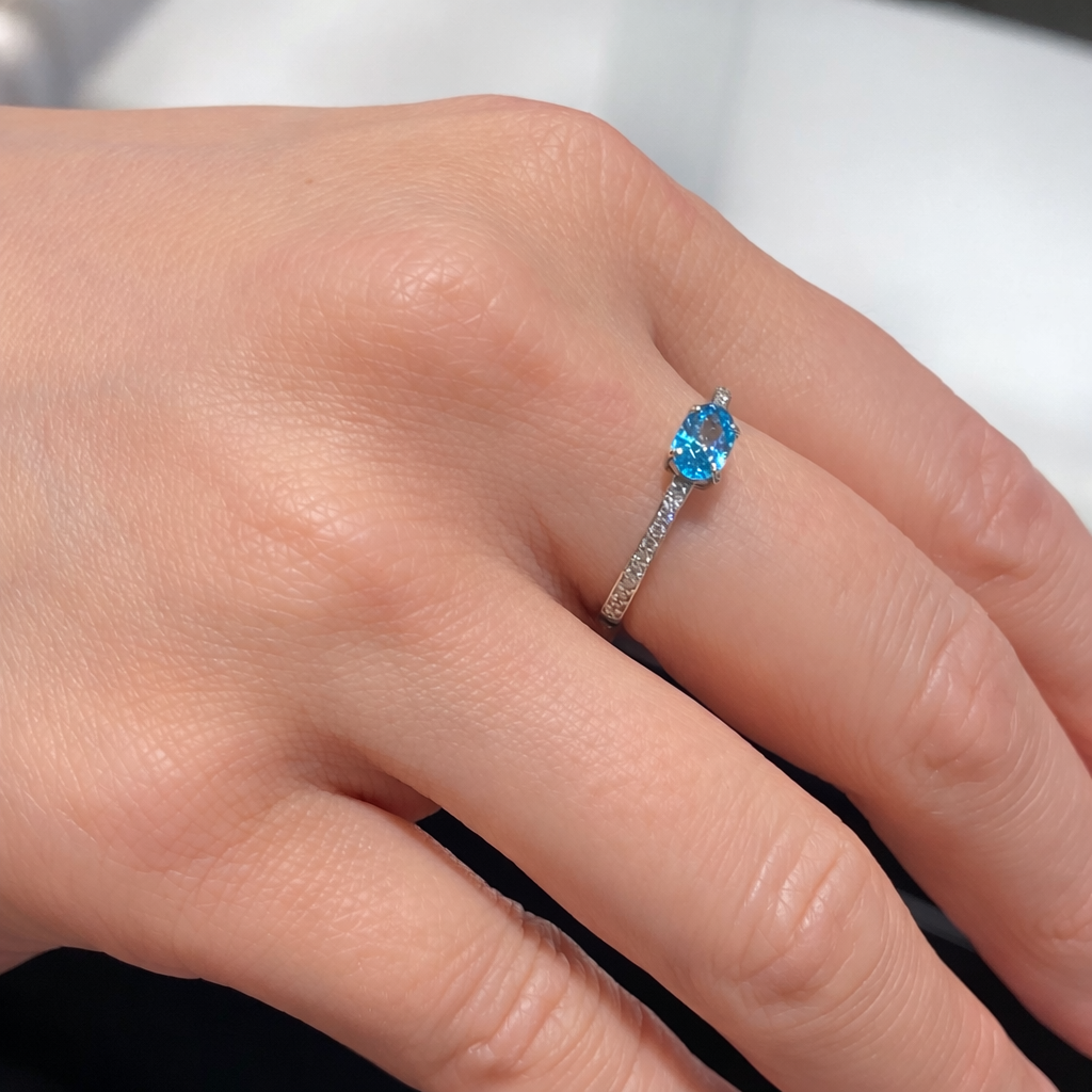 PTブルージルコンリング