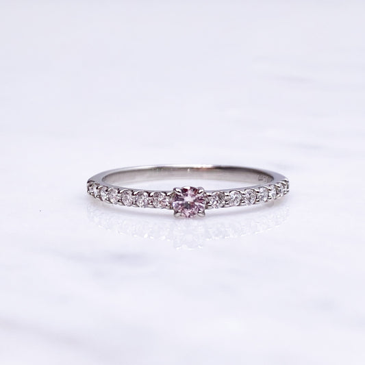 PT950ピンクダイヤモンドリング