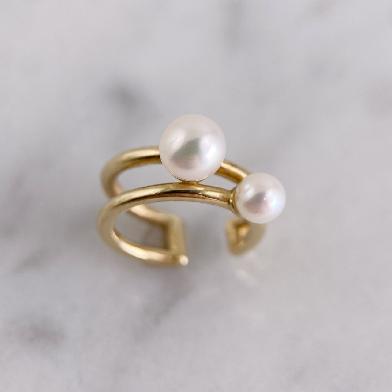 K10淡水パールイヤカフ