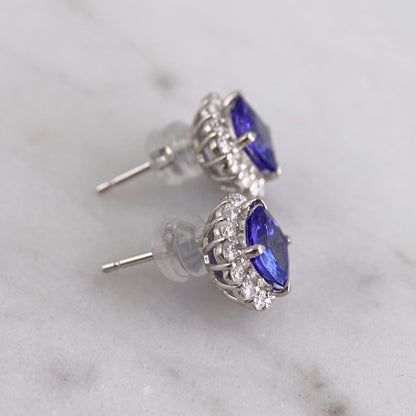 PTタンザナイトピアス　【取り寄せ又は新品製作商品です】