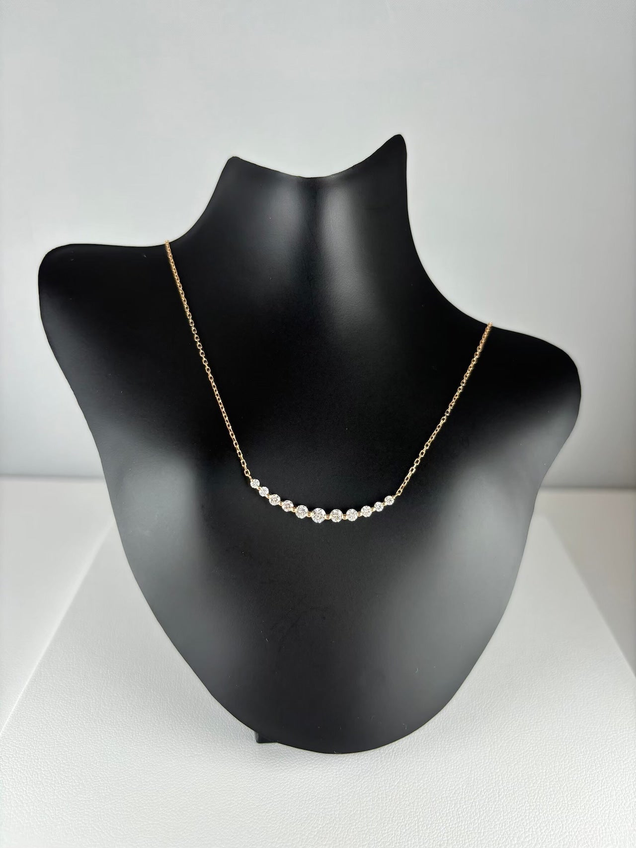 K18YG/K18PG/Ptミーティアネックレス0.5ct