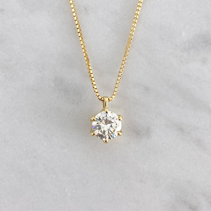 【特価】K18YGダイヤモンドネックレス