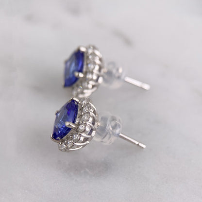 PTタンザナイトピアス　【取り寄せ又は新品製作商品です】