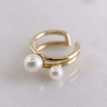 K10淡水パールイヤカフ