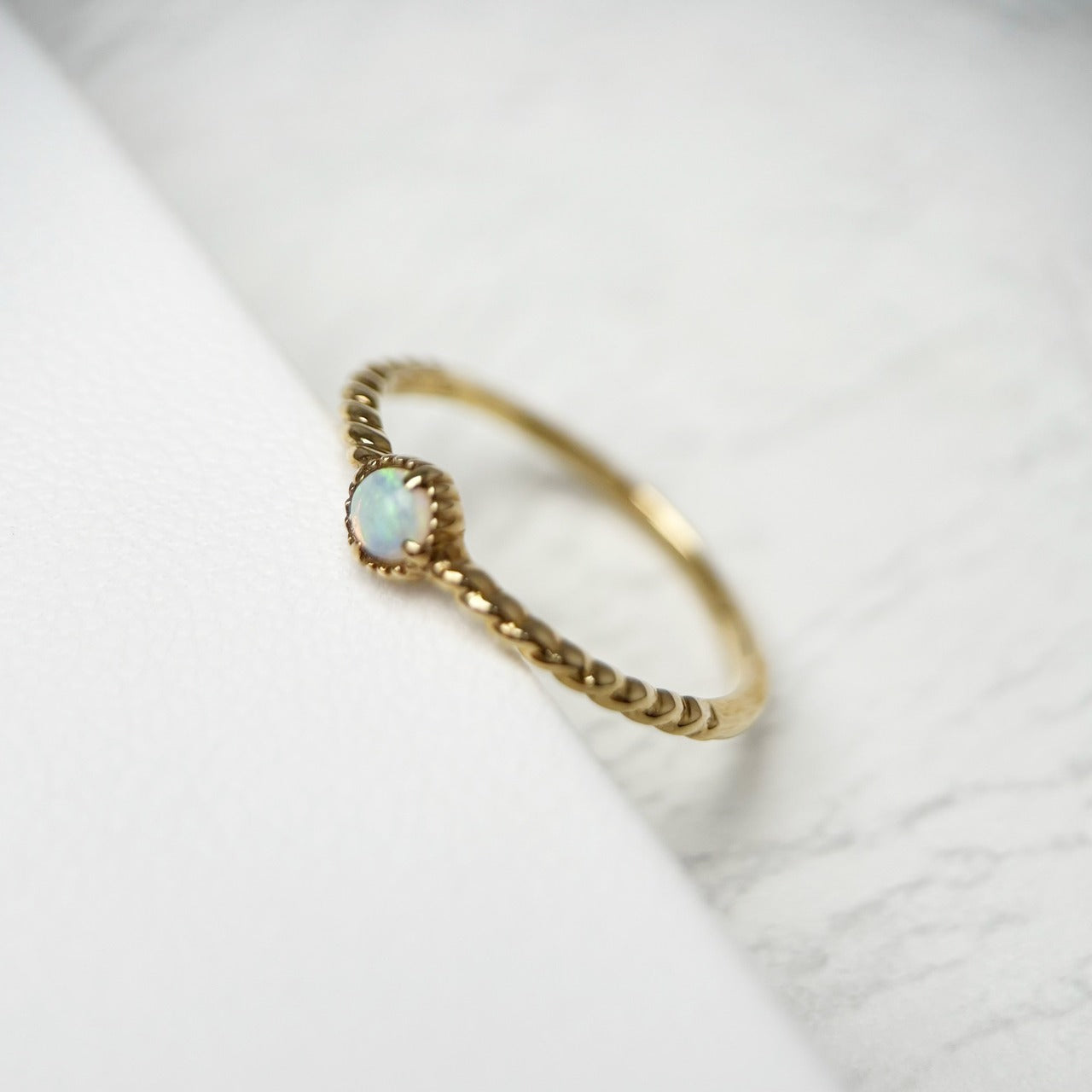 K10オパールリング　【取り寄せ又は新品製作商品です】