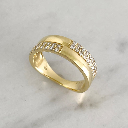 k18ダイヤピンキーリング