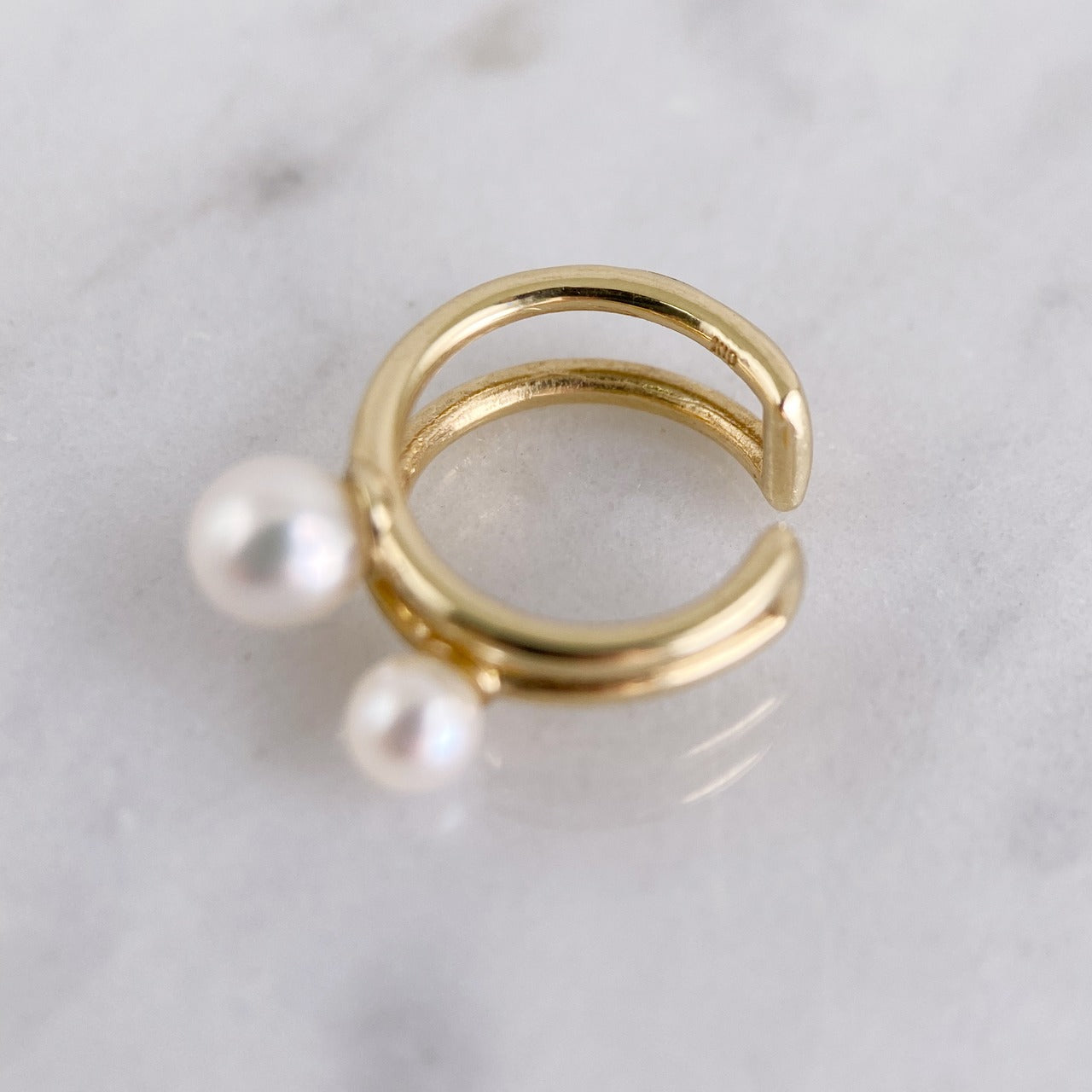 K10淡水パールイヤカフ