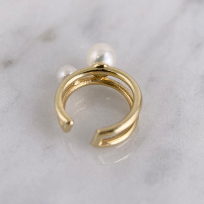 K10淡水パールイヤカフ