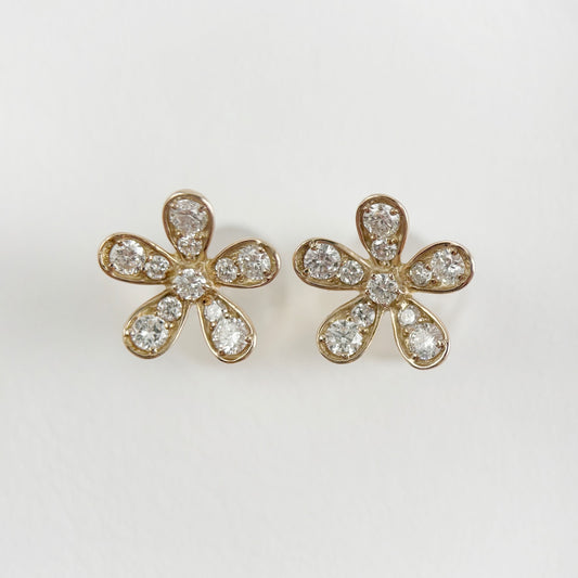 K18PGダイヤモンドピアス【取り寄せ又は新品製作商品です】