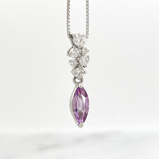 PTパープルゾイサイトペンダントネックレス