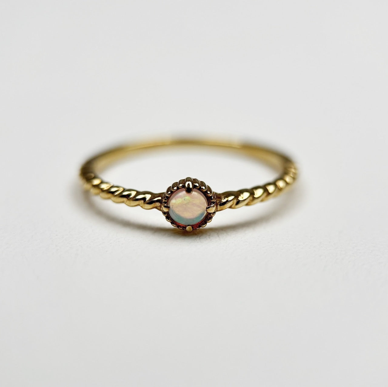 K10オパールリング　【取り寄せ又は新品製作商品です】