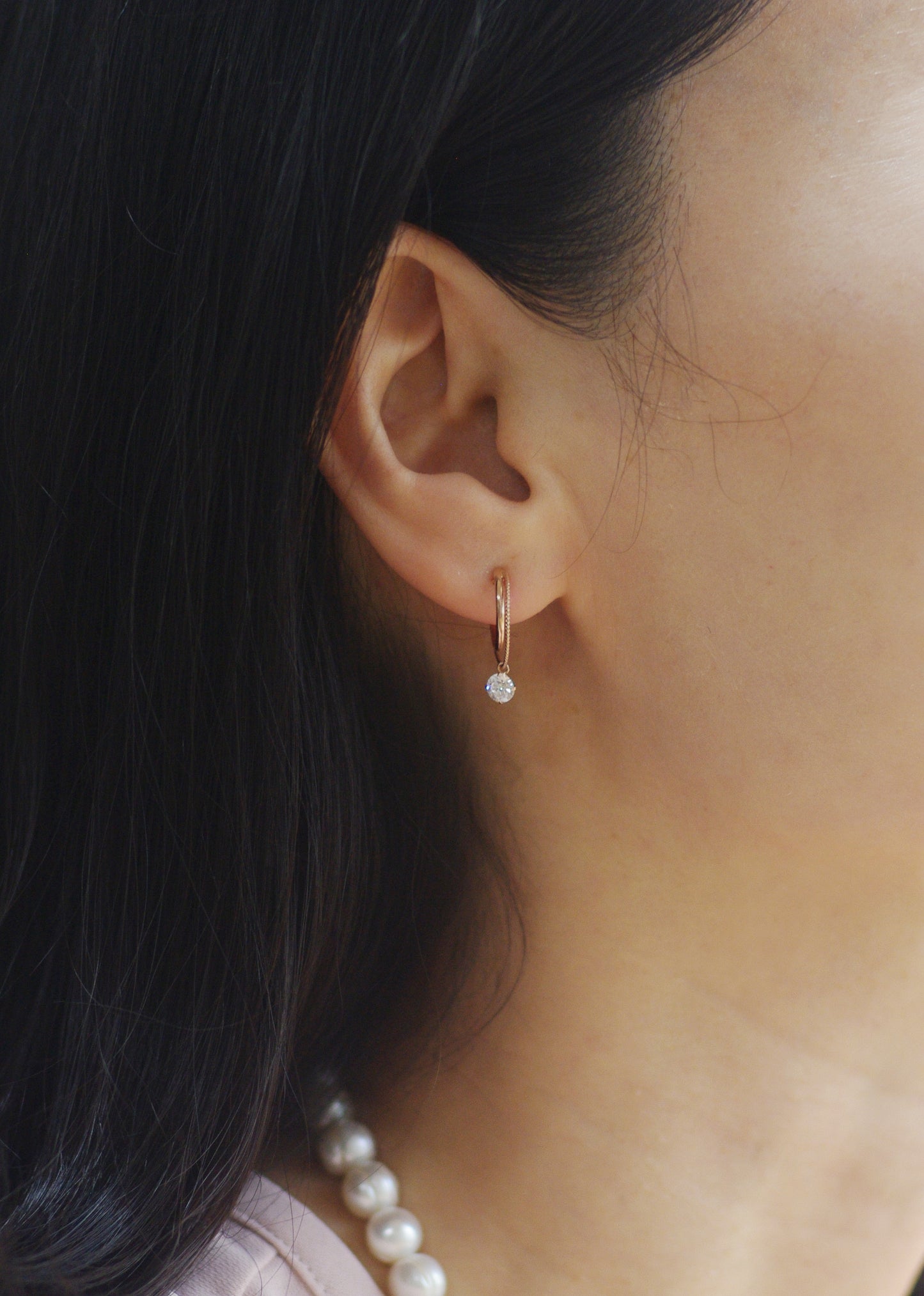 K10PGキュービックピアス(00046)