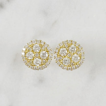 K18YGダイヤピアス【取り寄せ又は新品製作商品です】