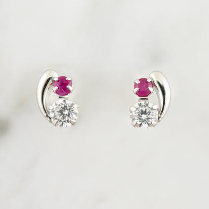 K10WG キュービックジルコニアピアス