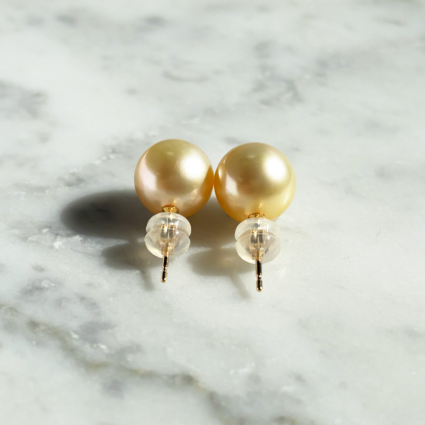 K18ゴールデンパールピアス