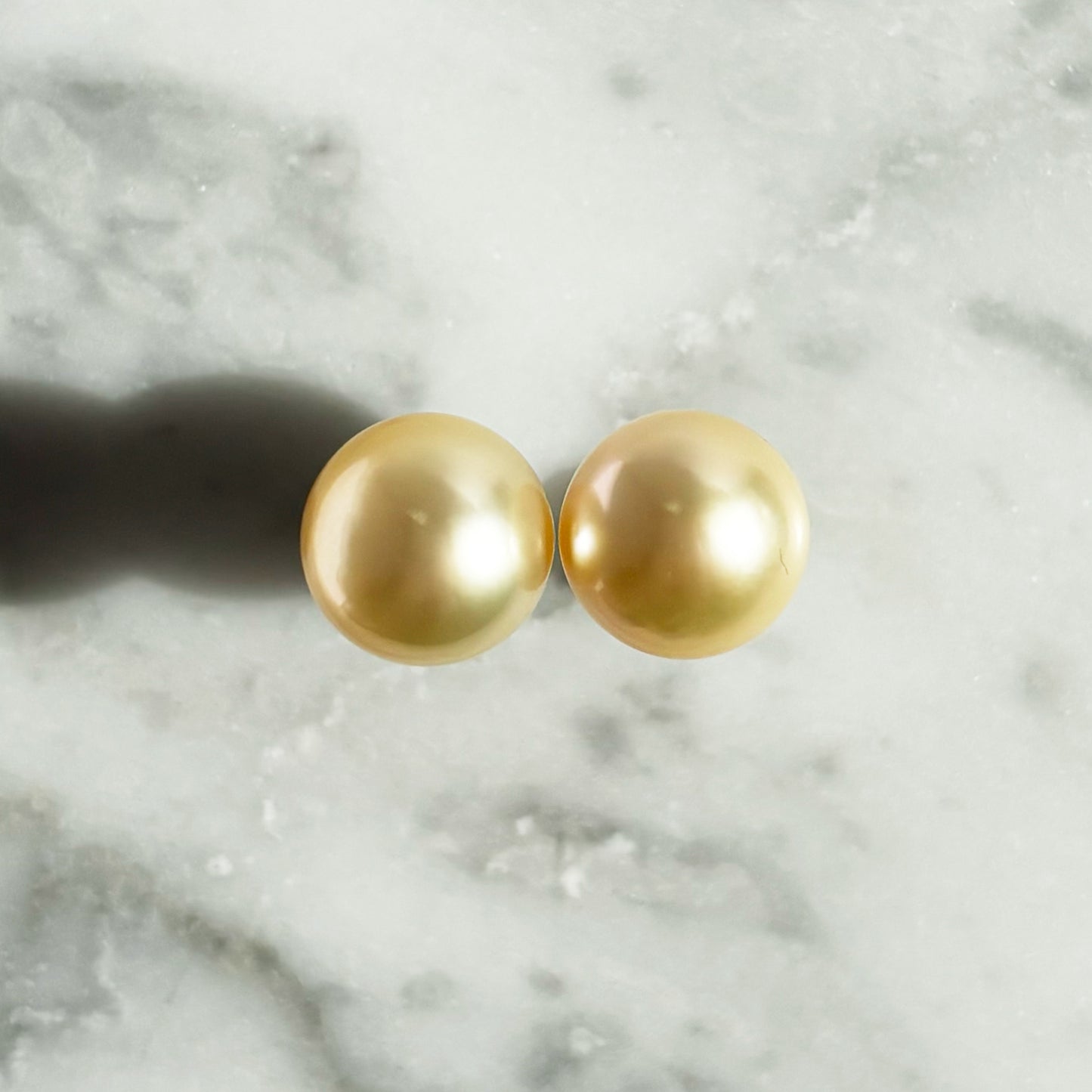 K18ゴールデンパールピアス