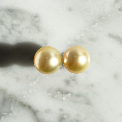 K18ゴールデンパールピアス
