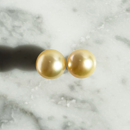 K18ゴールデンパールピアス