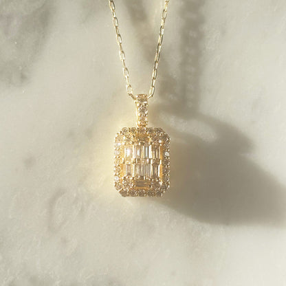 【特価】K18YGダイヤネックレス