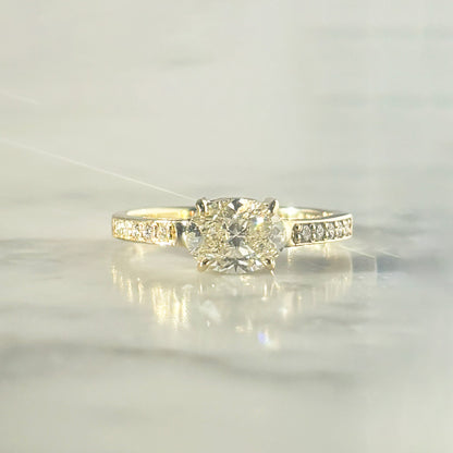 K18YGダイヤリング