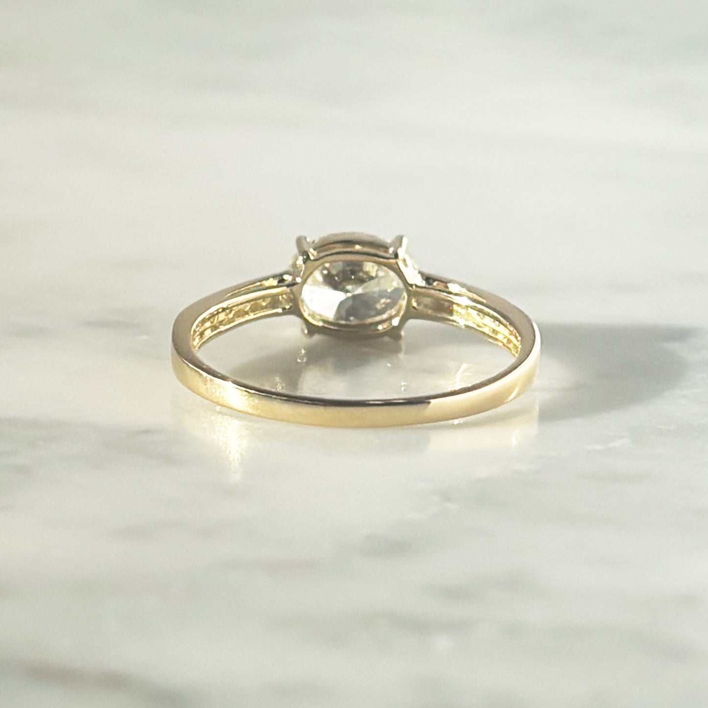 K18YGダイヤリング