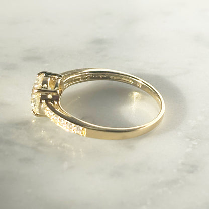 K18YGダイヤリング