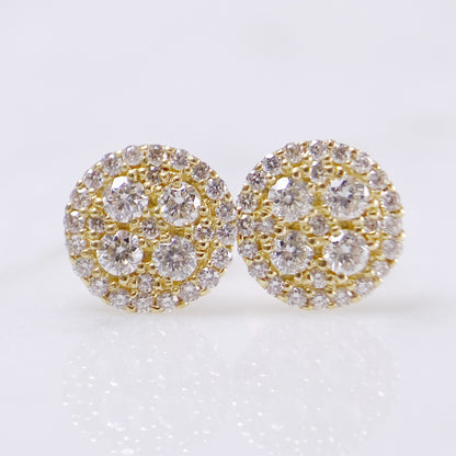 K18YGダイヤピアス【取り寄せ又は新品製作商品です】