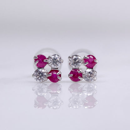 K10WG二色ピアス