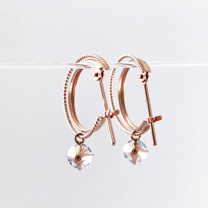 K10PGキュービックピアス(00046)