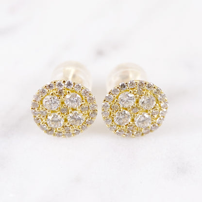 K18YGダイヤピアス【取り寄せ又は新品製作商品です】