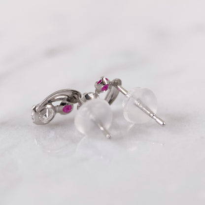 K10WG キュービックジルコニアピアス