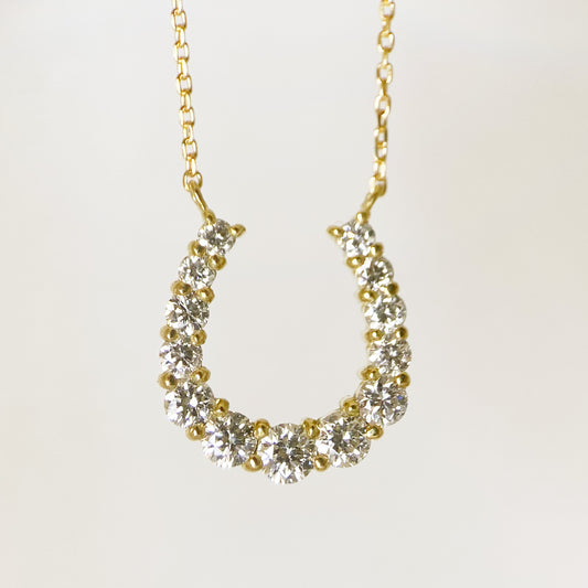 K18ダイヤモンドペンダントネックレス