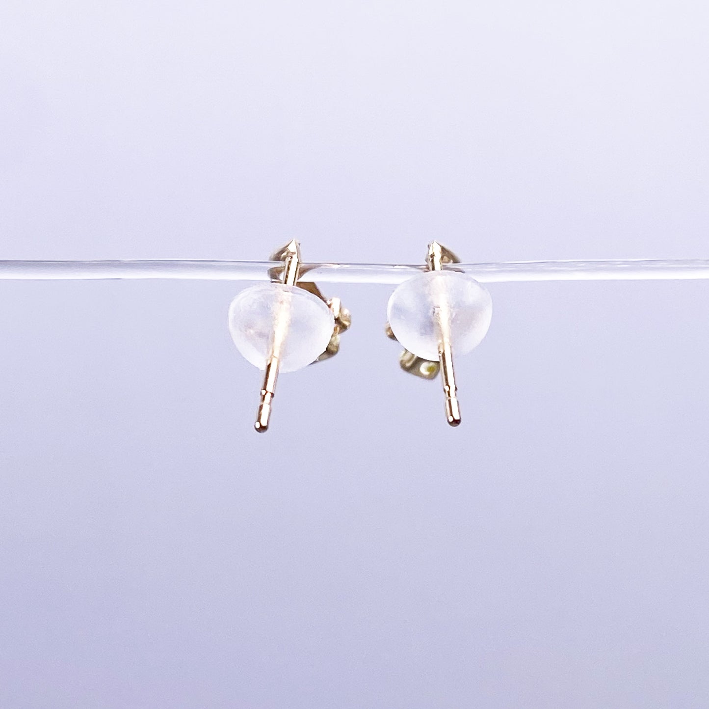 K10YGペリドットピアス