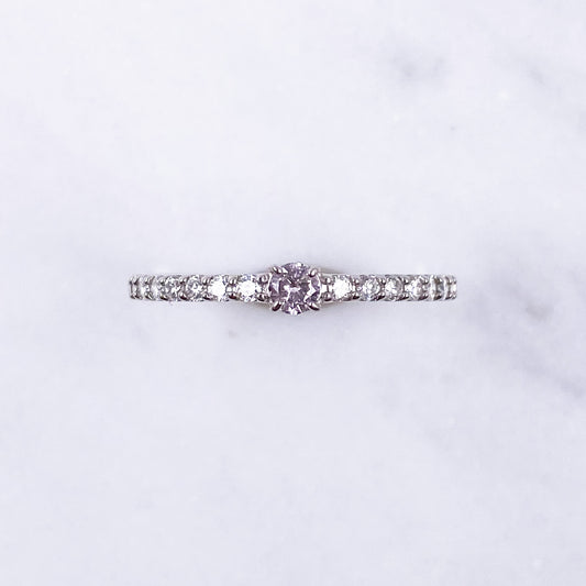 PT950ピンクダイヤモンドリング