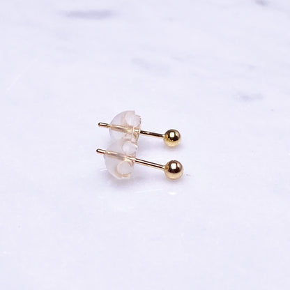 【定番ジュエリー】K18丸玉ピアス