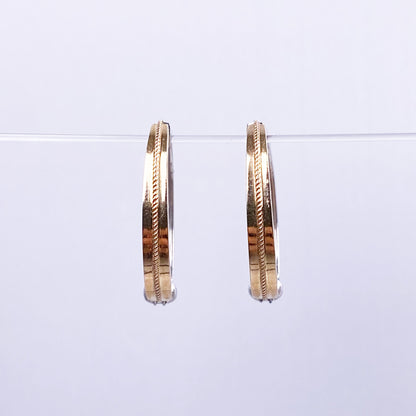 K10YG/10WG地金イヤリング