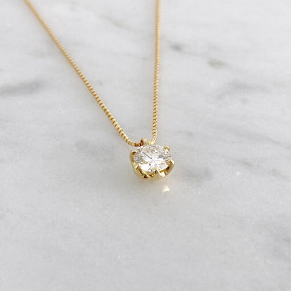 【特価】K18YGダイヤモンドネックレス